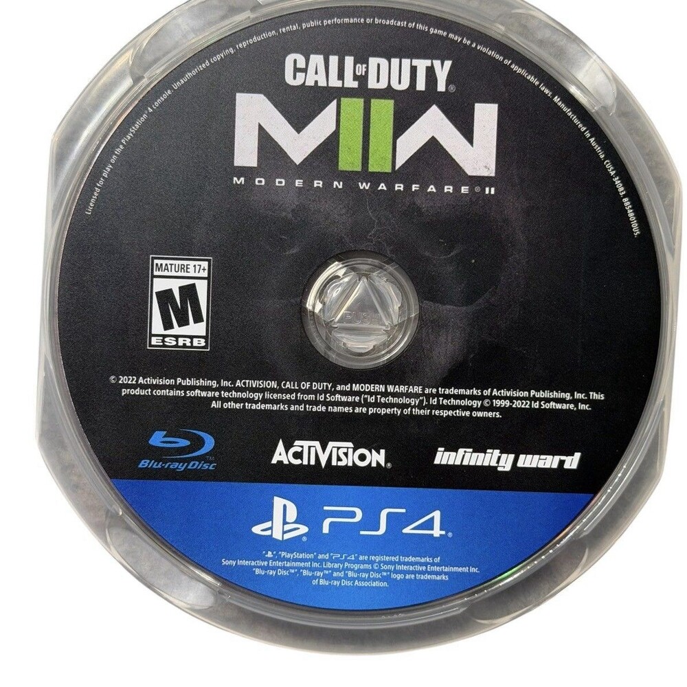 Call of Duty Modern Warfare II 2 PS4 PlayStation 4 Activision Disc Only